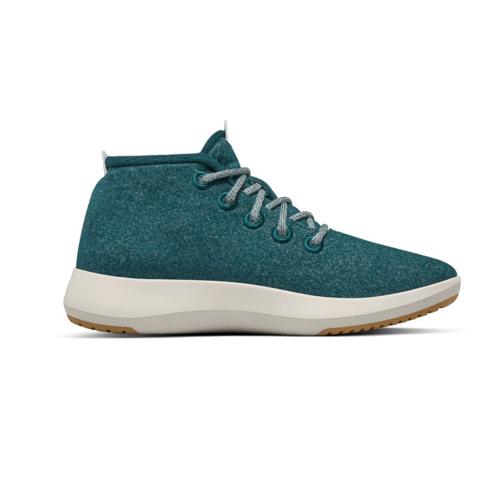 Allbirds Men\'s Boots Green - Wool Runner-up Mizzles - 09587TNDA